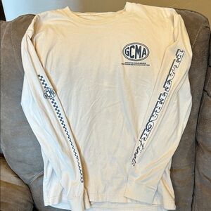 Hollister men’s Cream Long Sleeve Shirt